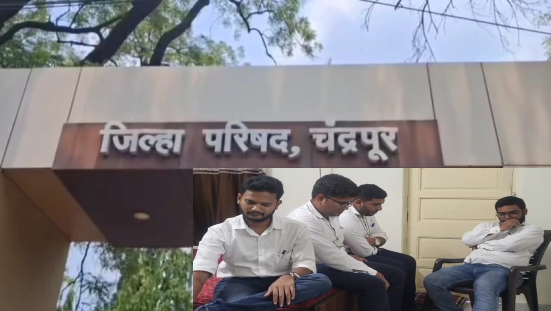 चंद्रपूर शहराच्या मध्यवर्ती भागात असलेल्या जिल्हा परिषदेच्या सदस्य भवनात अभियंता दिवसानिमित्त जिल्हा परिषद अभियंत्यांची ओली पार्टी
